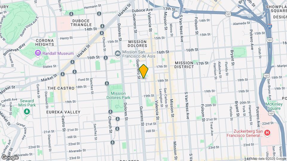 3572-3576 18th St Map and Location Details