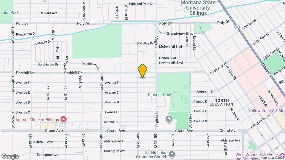 535 Avenue F Map and Location Details