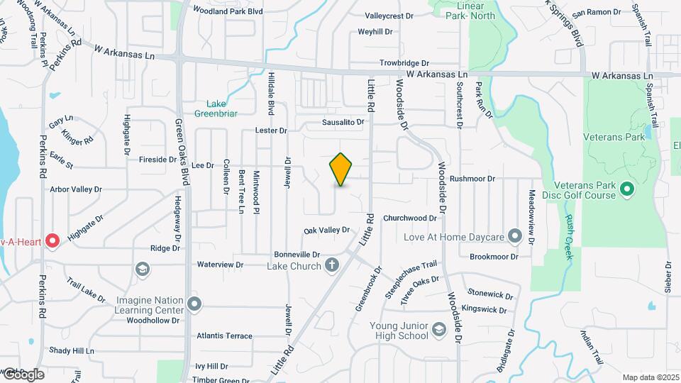 2707 Wooded Acres Dr Map and Location Details