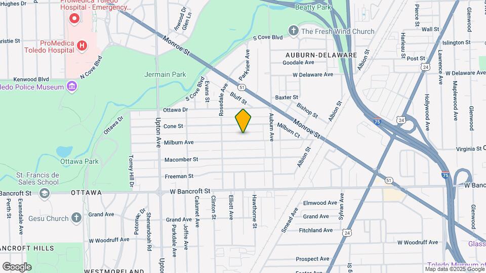 1618 Milburn Ave Map and Location Details