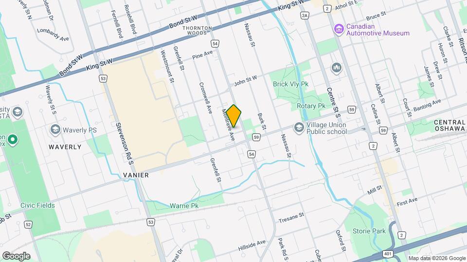 239 Montrave Av Map and Location Details