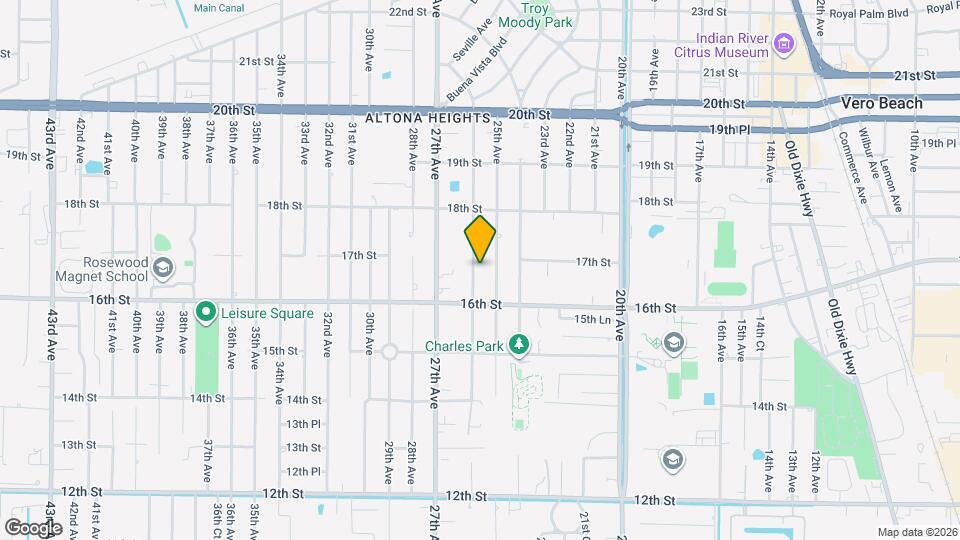 1644 26th Ave Mapa y Detalles de la Ubicación