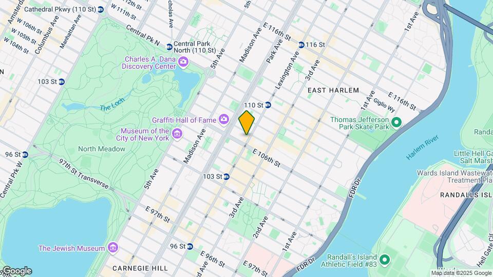 1702 Lexington Ave Map and Location Details