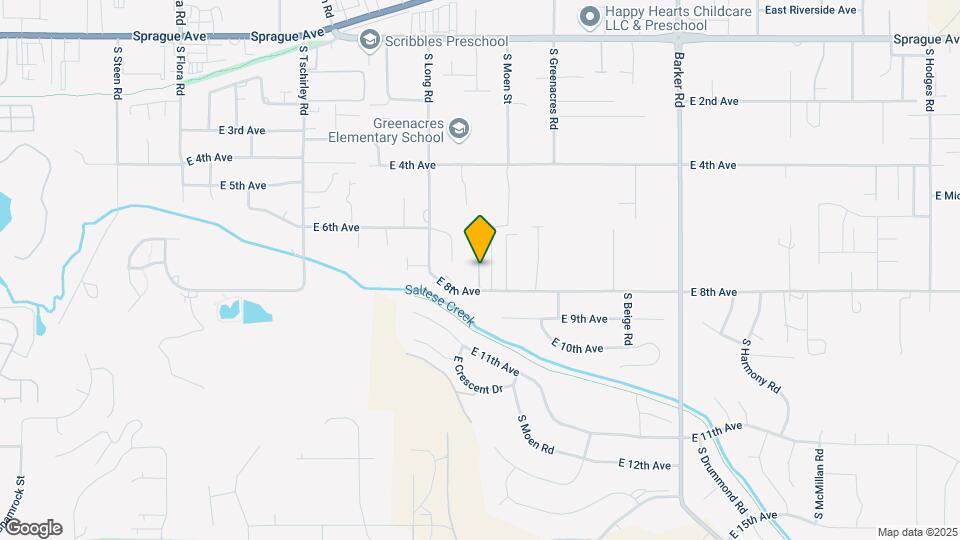 622 S Crescent Ln Map and Location Details