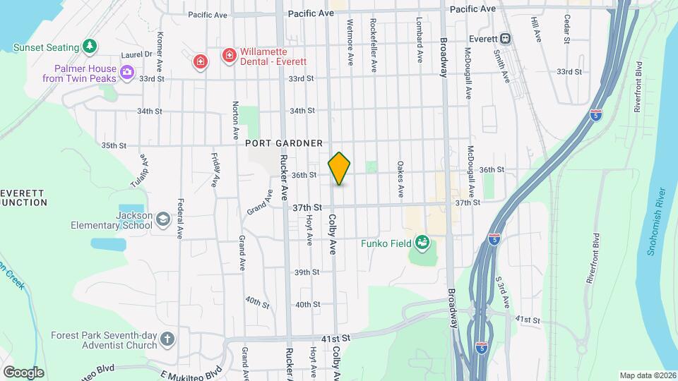 3615 Colby Ave Map and Location Details