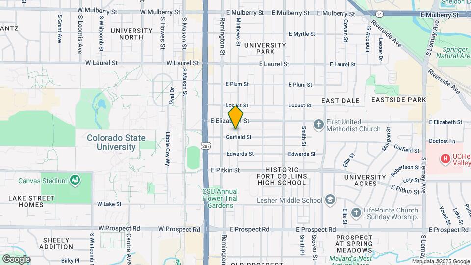 220 Garfield St, Unit B Map and Location Details