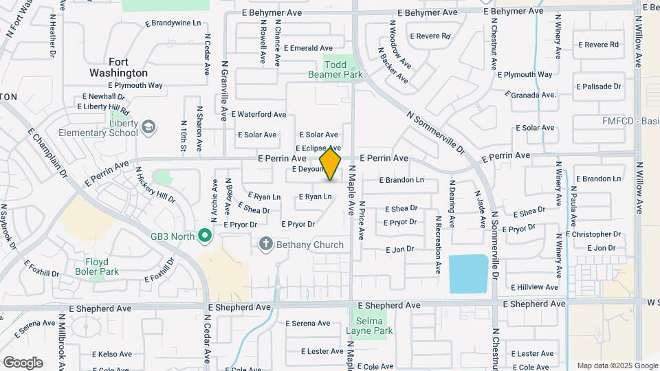 1883 E Brandon Ln Mapa y Detalles de la Ubicación