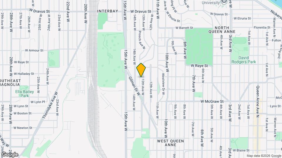 2537 13th Ave W, Unit B Map and Location Details