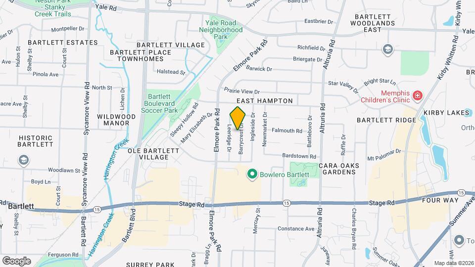 3075 Barrycrest Dr Map and Location Details