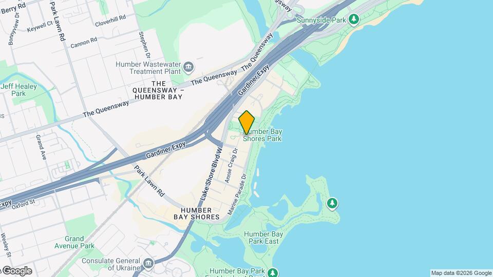 58 Marine Parade Dr Map and Location Details