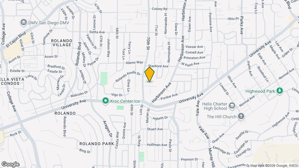 7040 Neri Dr Map and Location Details