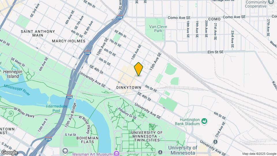 1409 5th St SE Map and Location Details