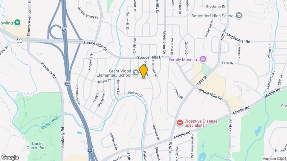 1511 Hillcrest Ct Map and Location Details