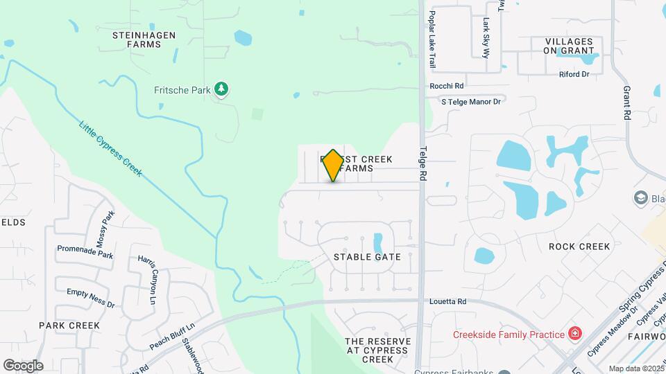 15615 Forest Creek Farms Dr Map and Location Details