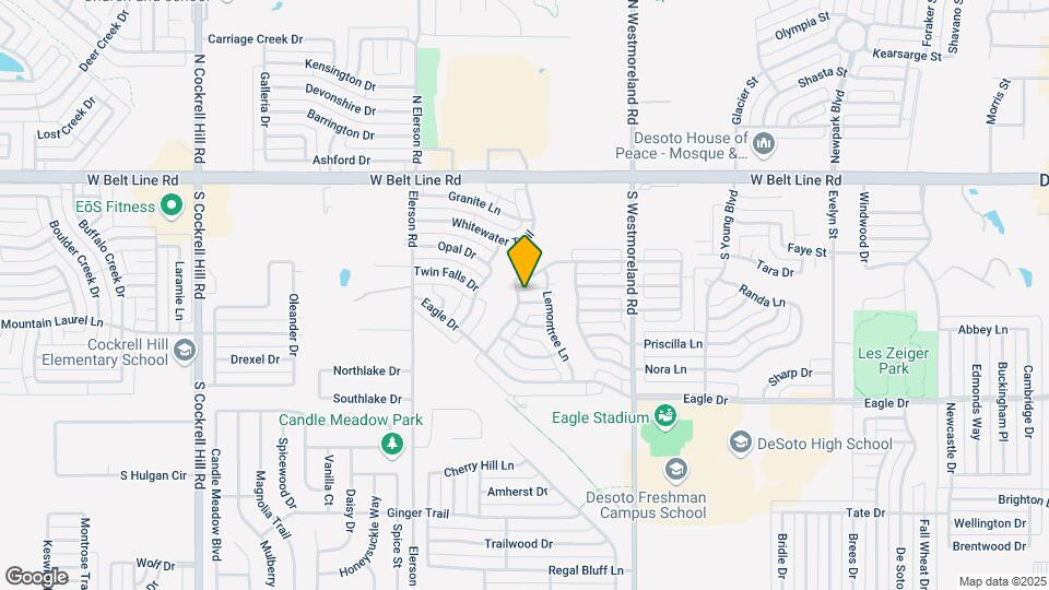913 Cordell Dr Map and Location Details