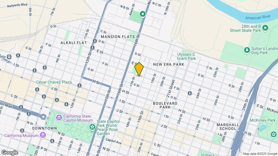 1716 F St Map and Location Details