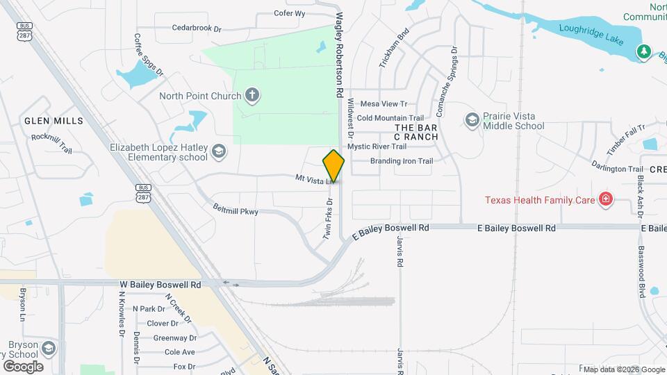 1544 Twin Frks Dr Map and Location Details