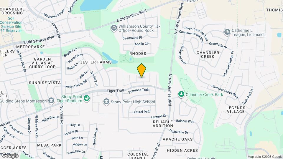 1107 Thorn Creek Pl Map and Location Details