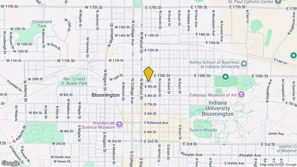509 N Washington St Map and Location Details