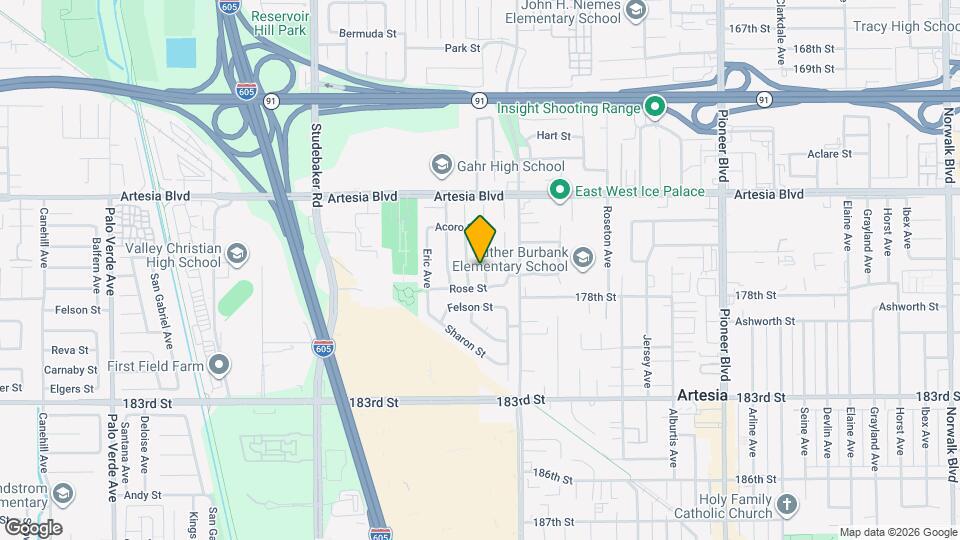 17631 Mapes Ave Map and Location Details