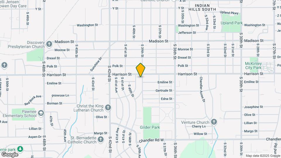 6910-6912 S 39th Ave Map and Location Details