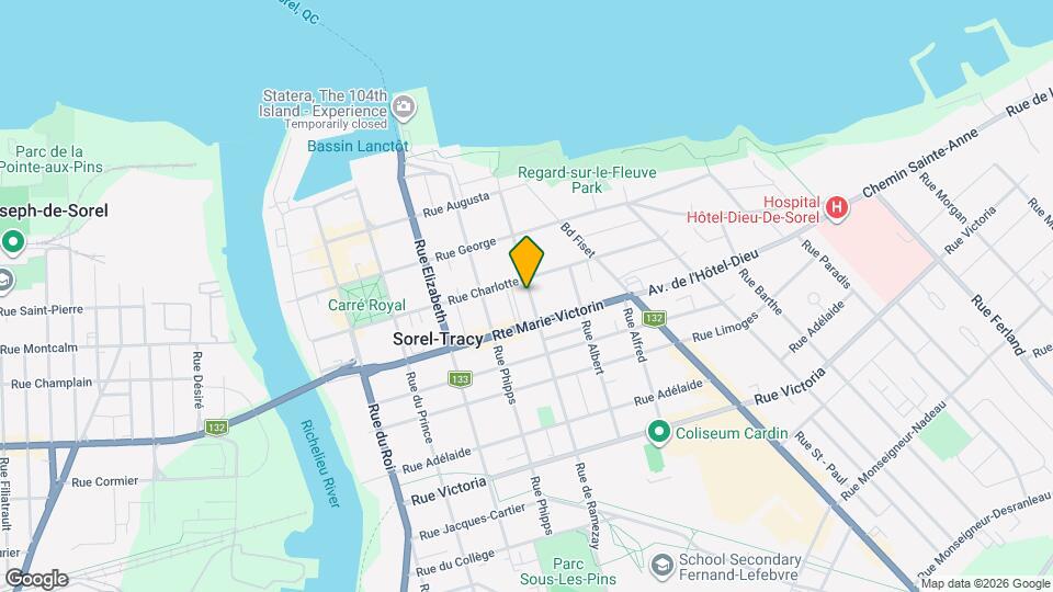 96-100 De Ramezay Rue Map and Location Details