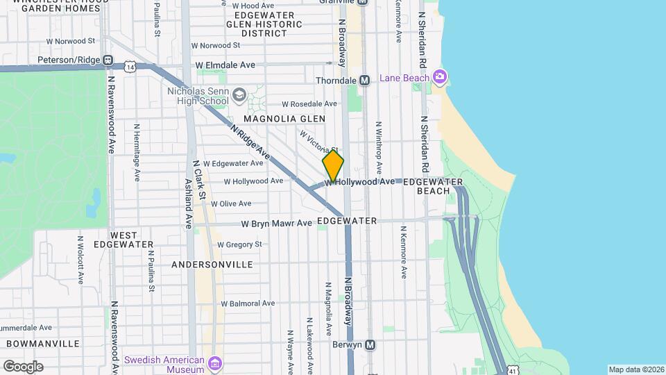 5657 N Magnolia Ave, Unit EG Map and Location Details