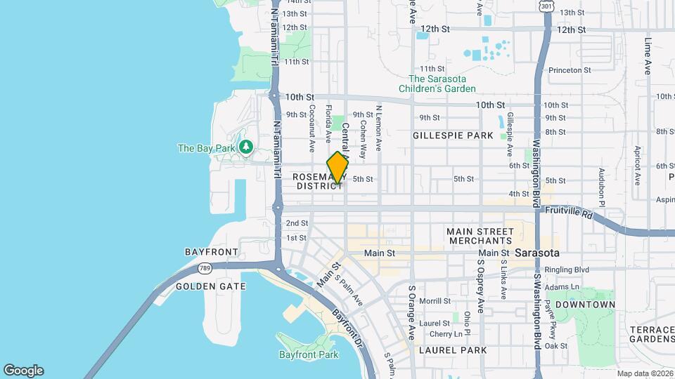 1343 4th St Map and Location Details