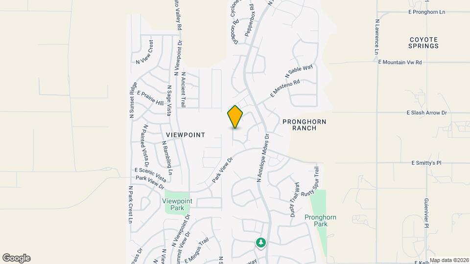 7905 N Music Mountain Ln Map and Location Details