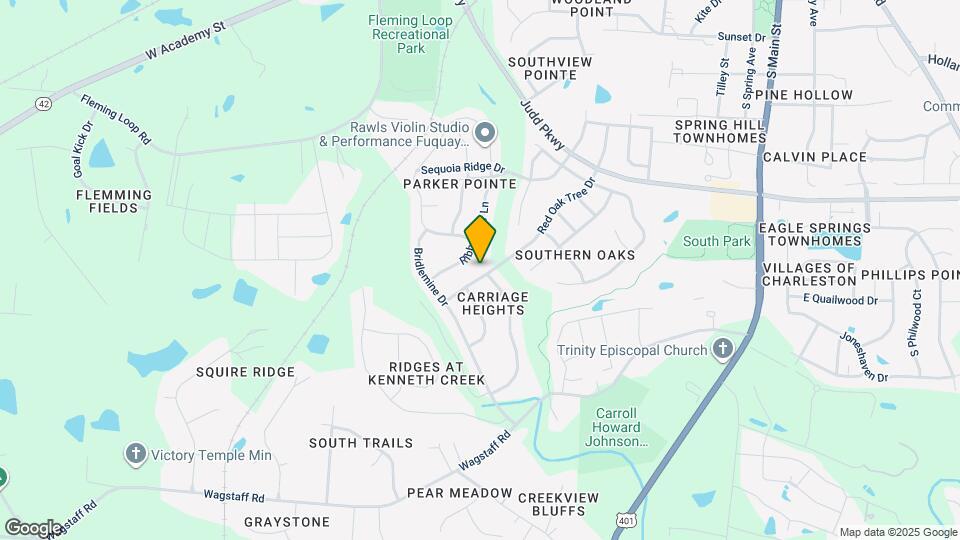 900 Red Oak Tree Dr Mapa y Detalles de la Ubicación