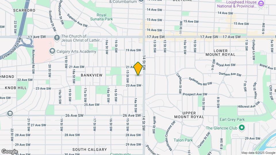 1429 22 Av SW Map and Location Details