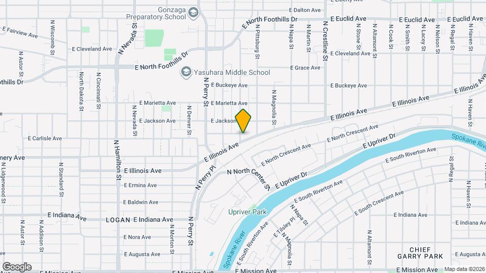 1601-1603 E Illinois Ave Mapa y Detalles de la Ubicación