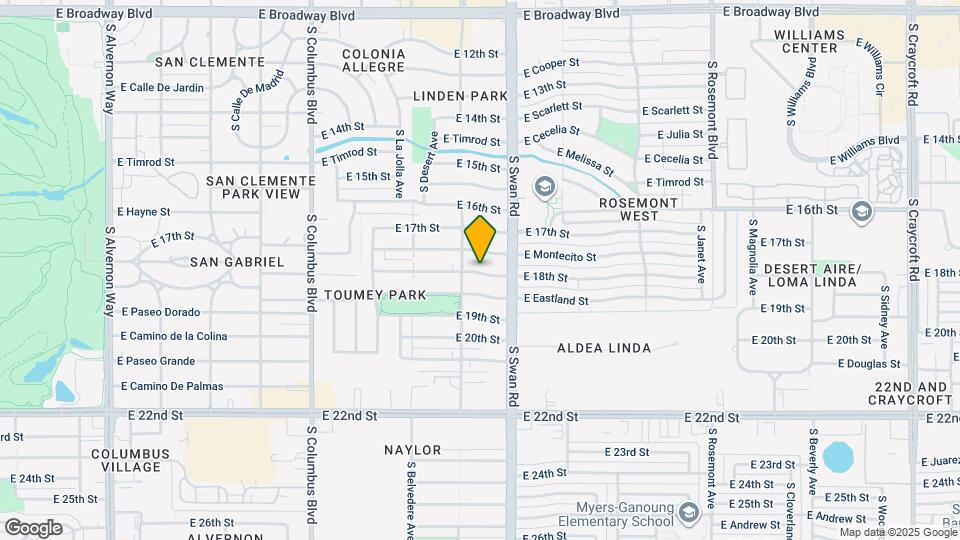 4617 E 18th St Map and Location Details