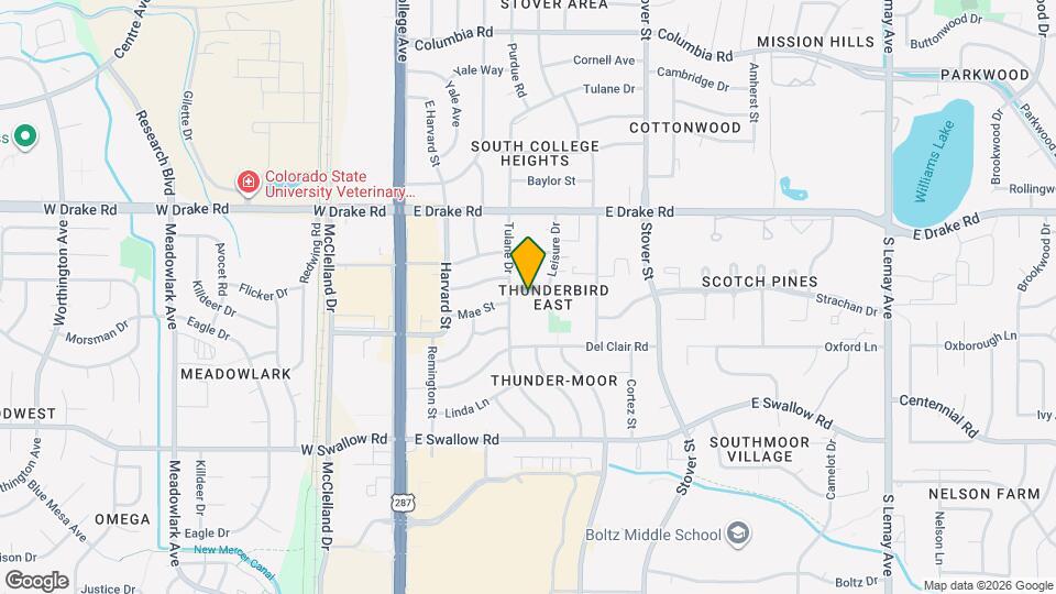 2747 Leisure Dr Mapa y Detalles de la Ubicación