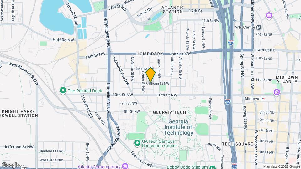 448 Calhoun St NW Map and Location Details