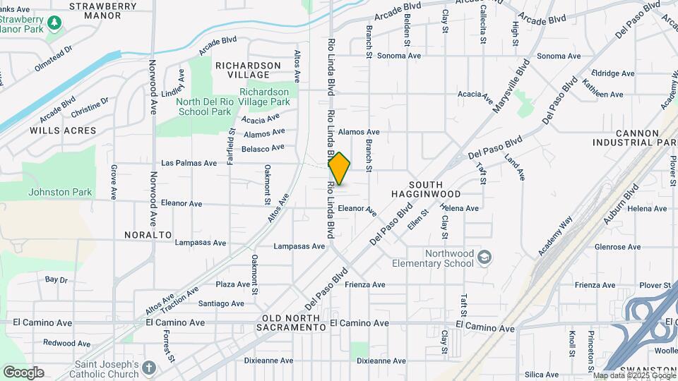 2740 Rio Linda Blvd Map and Location Details