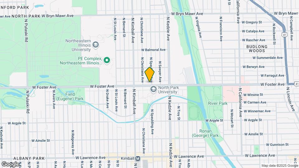 3300 W Foster Ave Map and Location Details