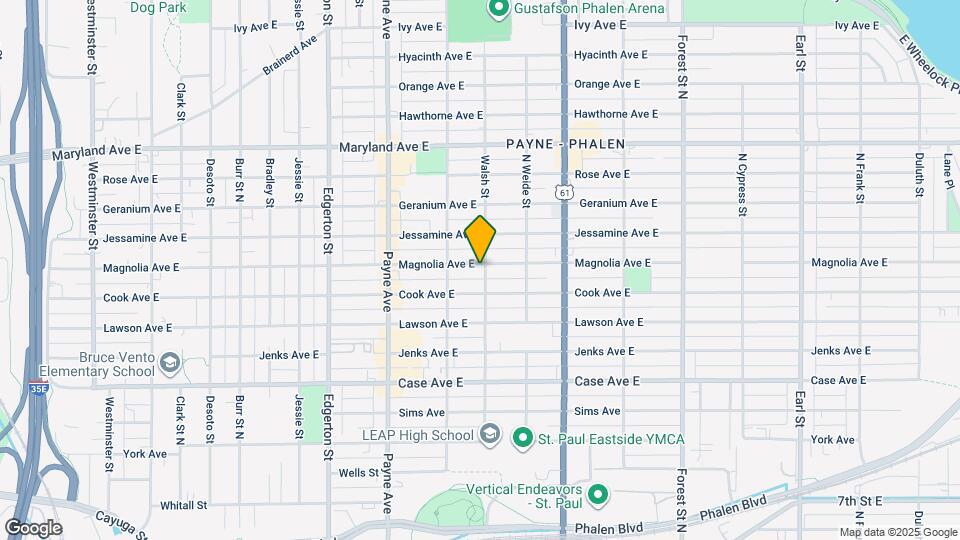 738 Magnolia Ave E, Unit #1 Map and Location Details