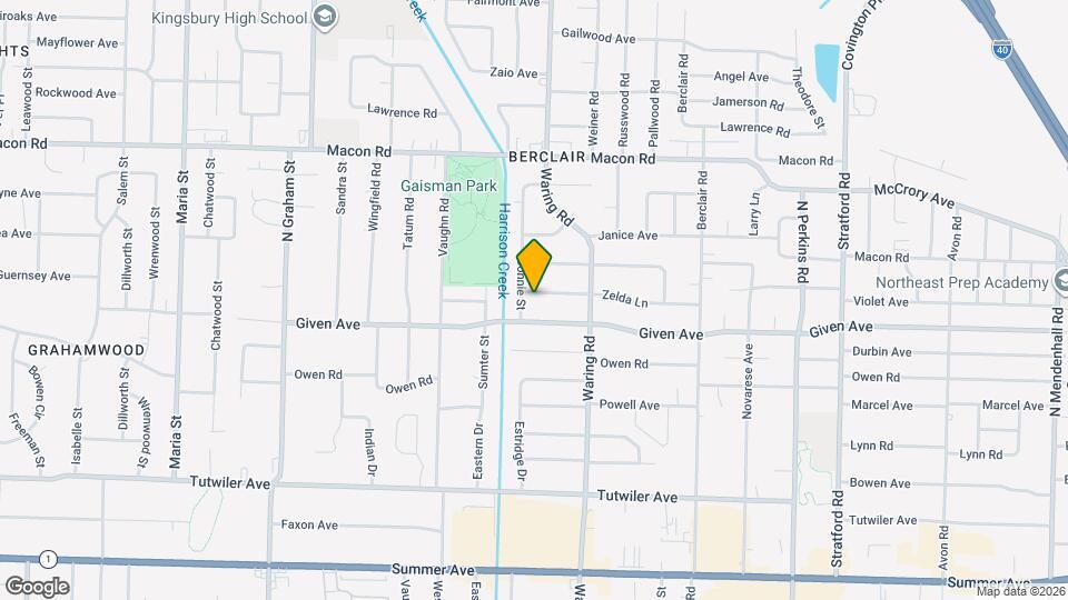 4291 Zelda Ln Map and Location Details