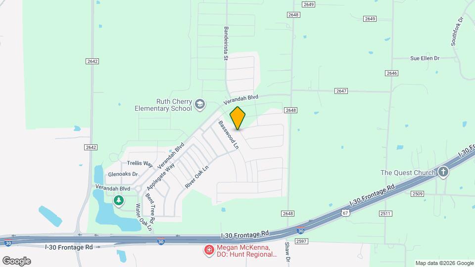 1221 Acacia Dr Map and Location Details