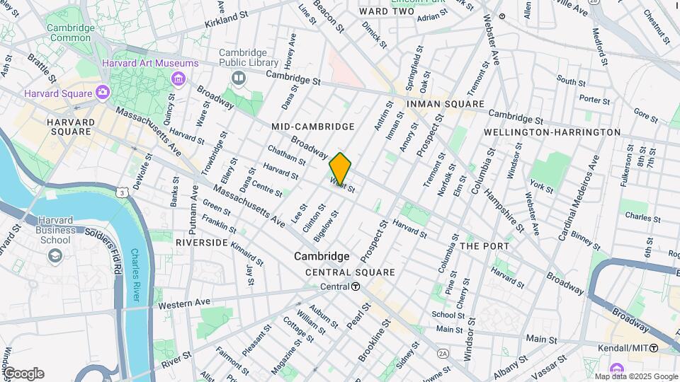 287 Harvard St, Unit 19 Map and Location Details