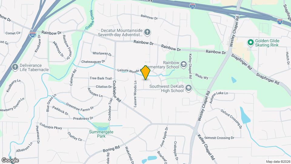 2872 Leisure Springs Cir Mapa y Detalles de la Ubicación