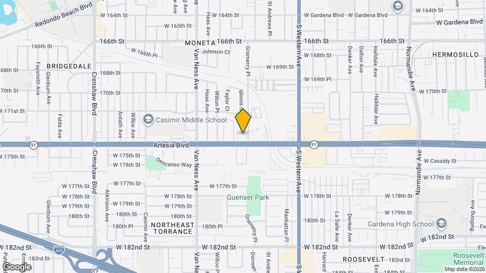 2003 Artesia Blvd Mapa y Detalles de la Ubicación