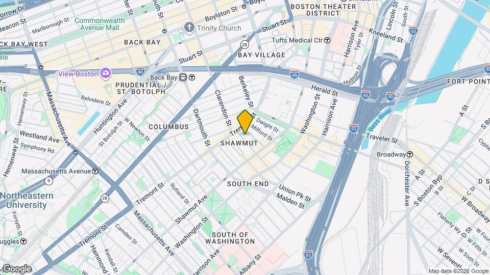 89 Waltham St Map and Location Details