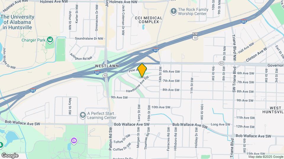 3926 Hawthorne Ave SW Map and Location Details