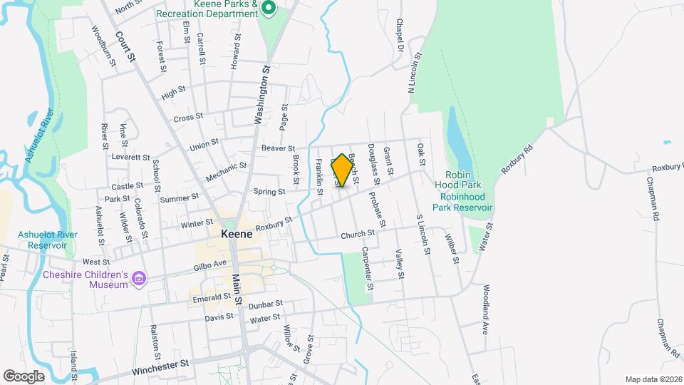 186 Roxbury St, Unit #2 Map and Location Details