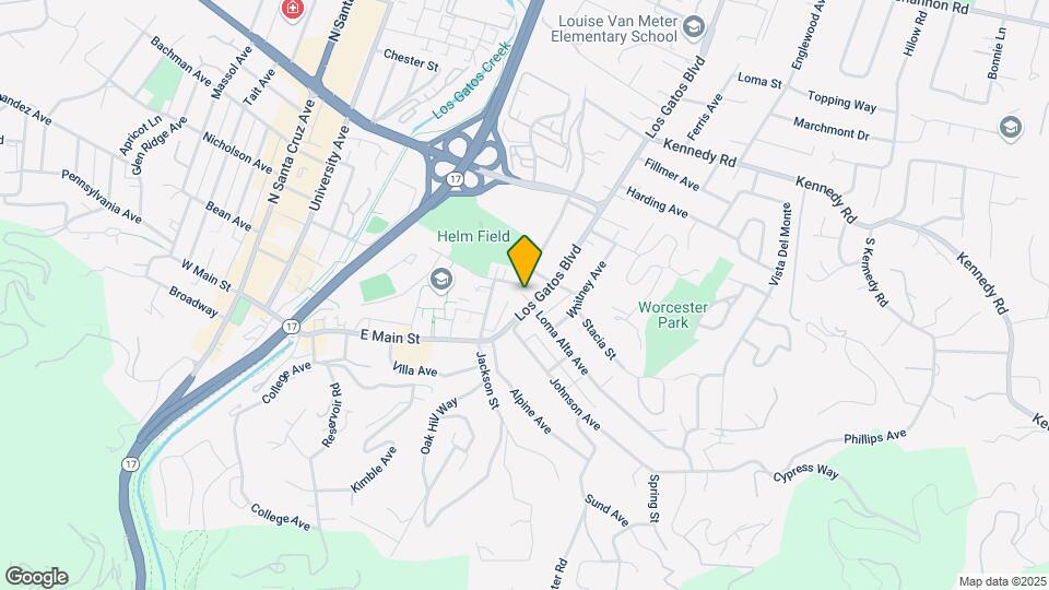 99 Los Gatos Blvd Map and Location Details