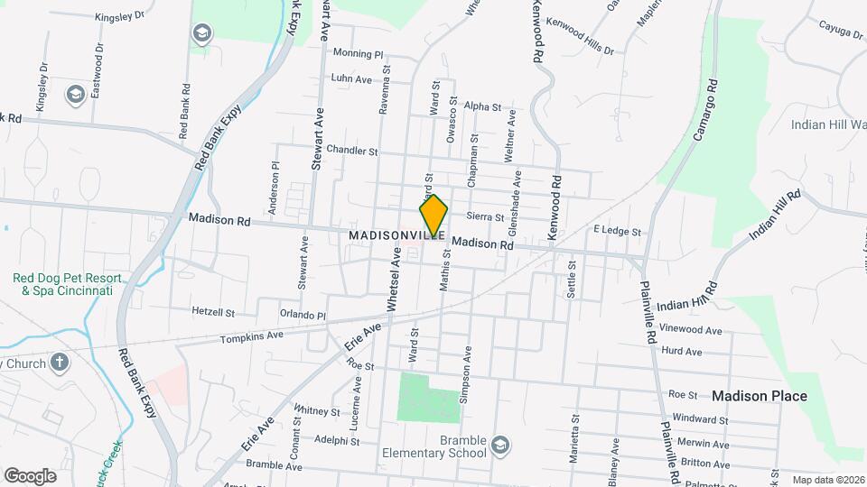 6011 Madison Rd Mapa y Detalles de la Ubicación