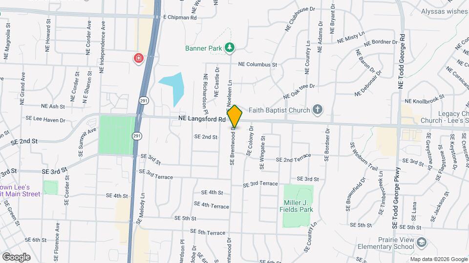 107 SE Brentwood Dr Map and Location Details