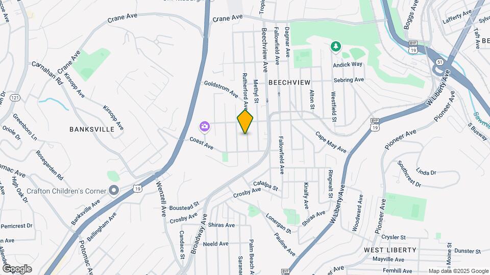 1626 Rutherford Ave Map and Location Details